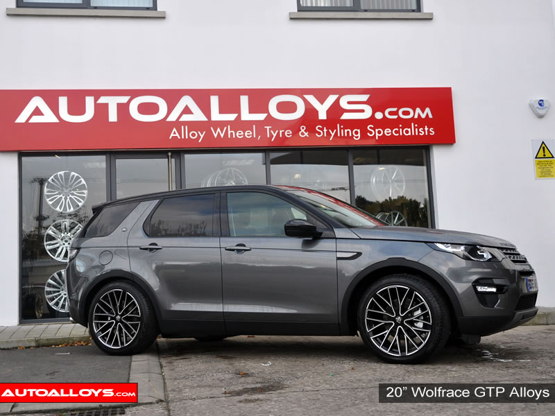 Land Rover Discovery Sport 14 On 20 inch Wolfrace GTP MBPF Alloy Wheels