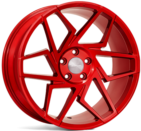 19" Veemann V-FS 27R Gloss Candy Red Alloy Wheels