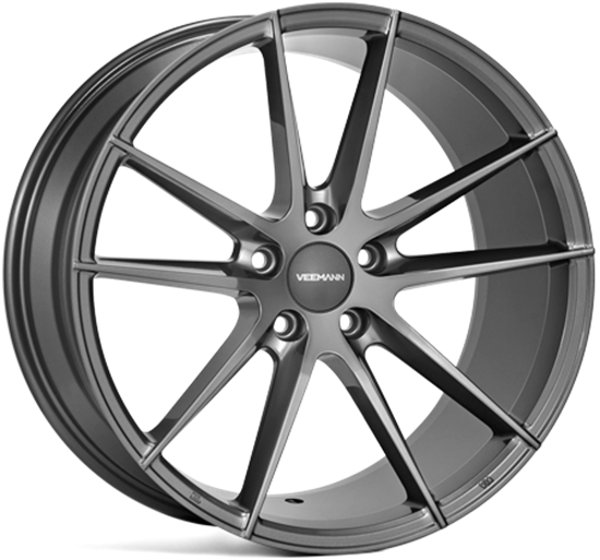 19" Veemann V-FS25 Gloss Graphite Alloy Wheels