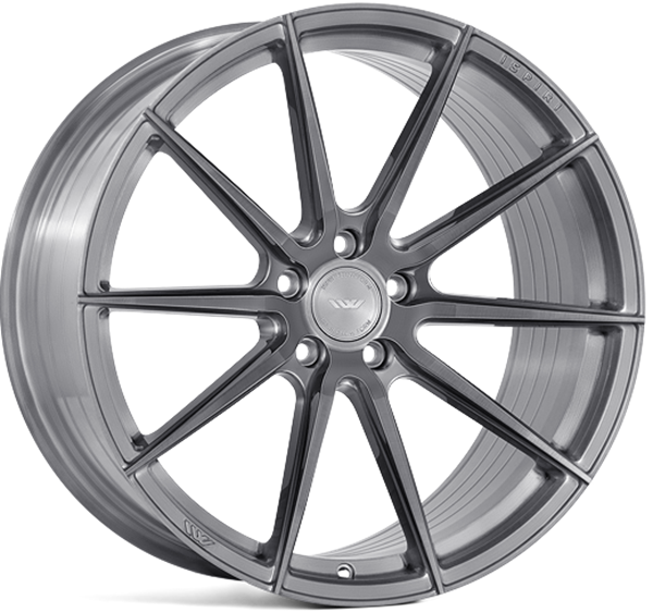 20" Ispiri FFR1 Full Brushed Carbon Titanium Alloy Wheels
