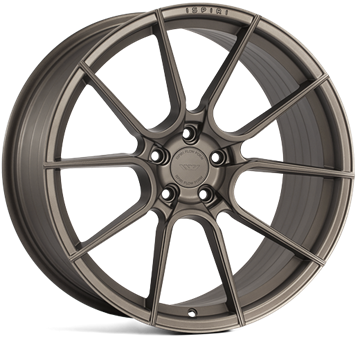 20" Ispiri FFR6 Matt Carbon Bronze Alloy Wheels
