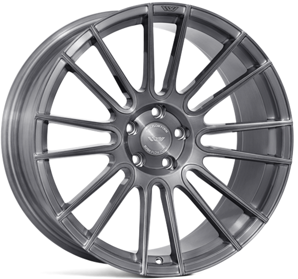 20" Ispiri FFR8 Full Brushed Carbon Titanium Alloy Wheels