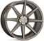 19" Ispiri ISR8 Matt Carbon Bronze Alloy Wheels