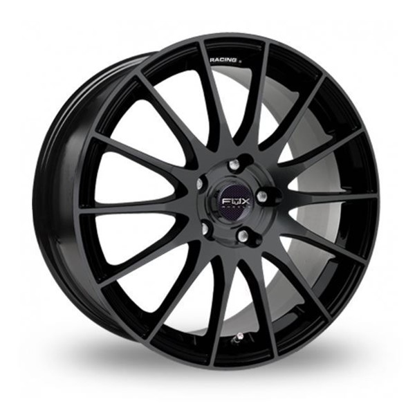 15" Fox FX004 Gloss Black Alloy Wheels