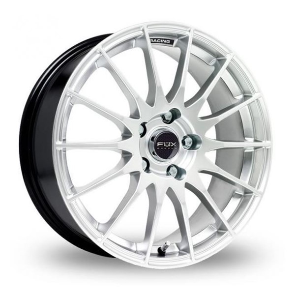16" Fox FX004 Gloss Silver Alloy Wheels