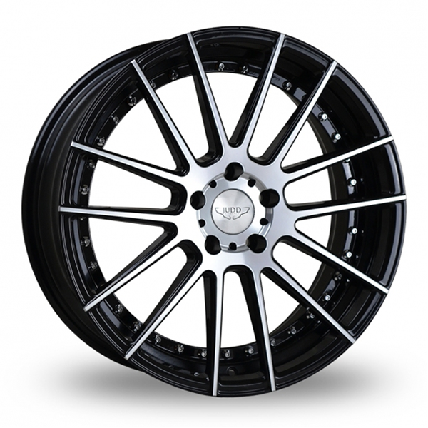 20" Judd T235 Gloss Black Polished Face Alloy Wheels