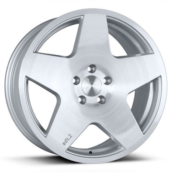 18" 1Form Edition 2 EDT.2 Brushed Pure Silver Alloy Wheels