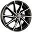 16" Alutec Singa Diamond Black Polished Alloy Wheels