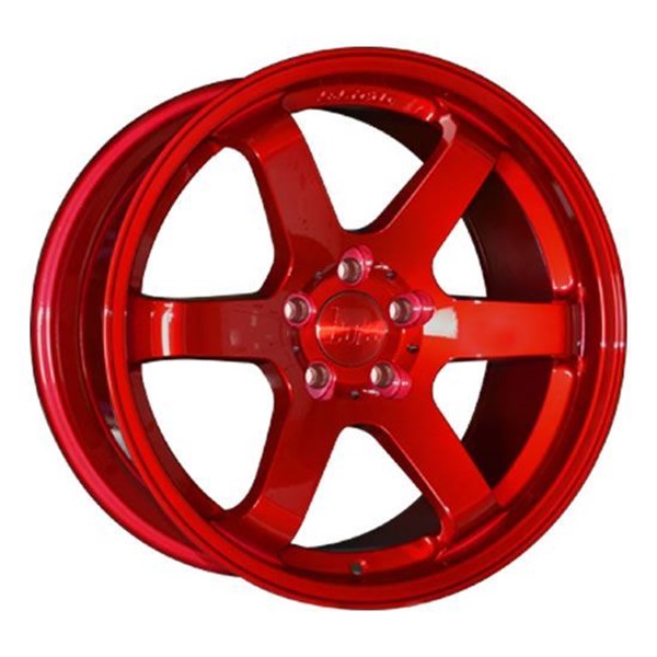 18" Bola B1 Candy Red Alloy Wheels