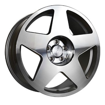 17" Bola B10 Polished Silver Alloy Wheels