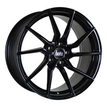 17" Bola B25 Gloss Black Alloy Wheels
