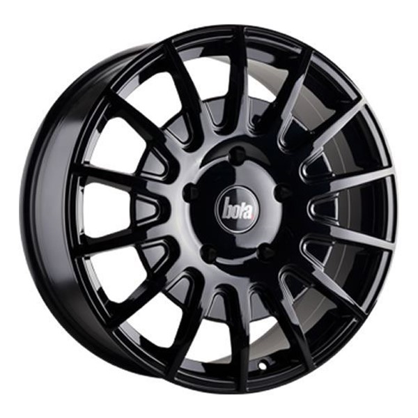 20" Bola B21 Gloss Black Alloy Wheels
