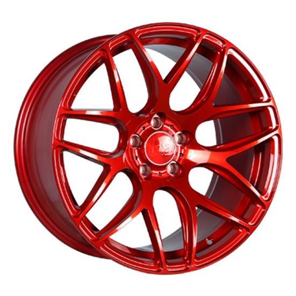 18" Bola B8R Candy Red Alloy Wheels