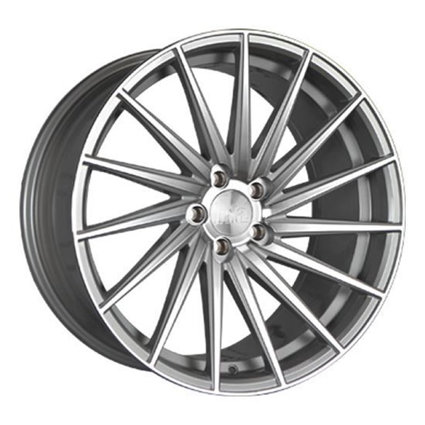 19" Bola ZFR Silver Polished Face Alloy Wheels