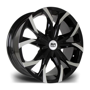 18" Riviera Trekker Gloss Black Polished Alloy Wheels