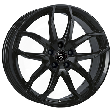 16" Wolfrace Lucca Gloss Black Alloy Wheels