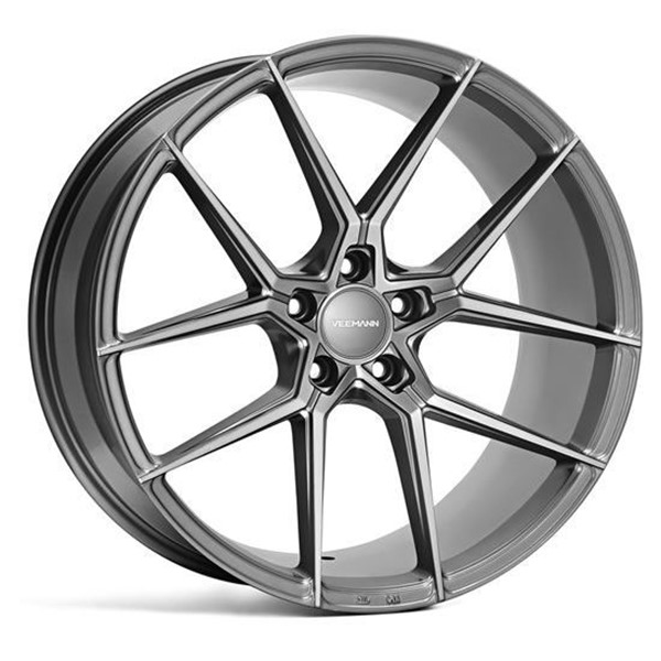 20" Veemann V-FS39 Gloss Graphite Alloy Wheels