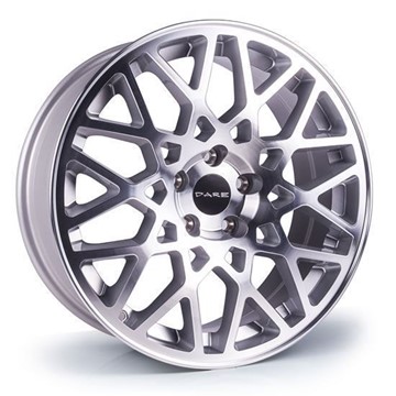 19" Dare LG2 Silver Machined Face Alloy Wheels