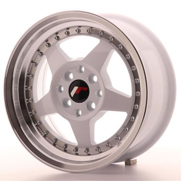 15" Japan Racing JR6 White Alloy Wheels