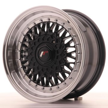 15" Japan Racing JR9 Gloss Black Alloy Wheels