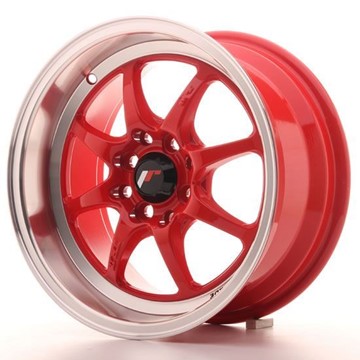 15" Japan Racing TF2 Red Alloy Wheels