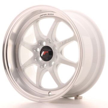 15" Japan Racing TF2 White Alloy Wheels