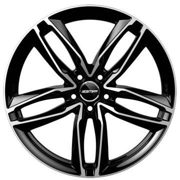 17" GMP Atom Black Diamond Alloy Wheels