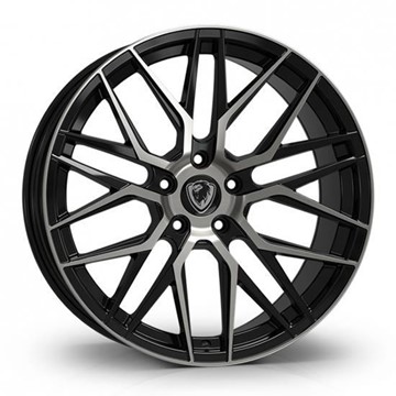 20" Cades Hera Black Polished Alloy Wheels