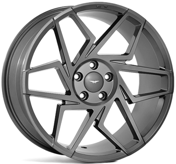 20" Veemann V-FS 27R Gloss Graphite Alloy Wheels
