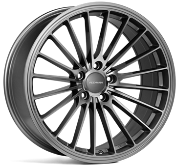 20" Veemann V-FS36 Gloss Graphite Alloy Wheels