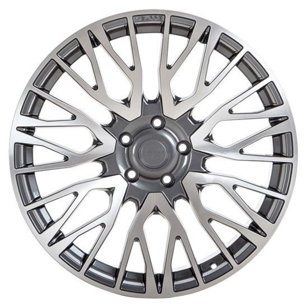 22" Velare VLR01 Platinum grey Machined Face Alloy Wheels