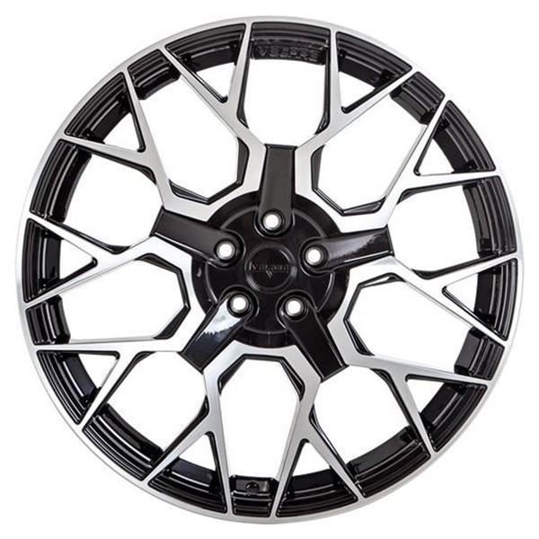 22" Velare VLR02 Diamond Black Machined Face Alloy Wheels