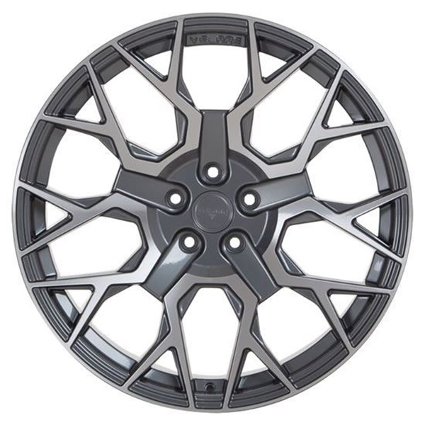 23" Velare VLR02 Platinum Grey Machined Face Alloy Wheels 
