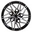 20" Velare VLR06 Diamond Black machined Face Alloy Wheels