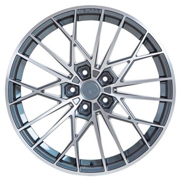 20" Velare VLR07 Platinum Grey Machined Face Alloy Wheels