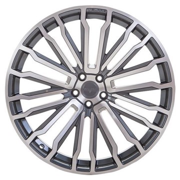 22" Velare VLR09 Platinum Grey Machined Face Alloy Wheels