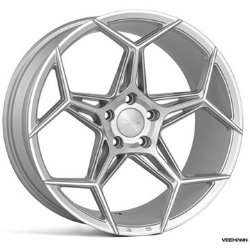 19" Veemann V-FS40 Silver Machined Alloy Wheels