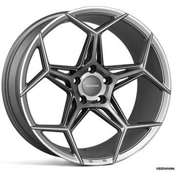 19" Veemann V-FS40 Gloss Graphite Alloy Wheels