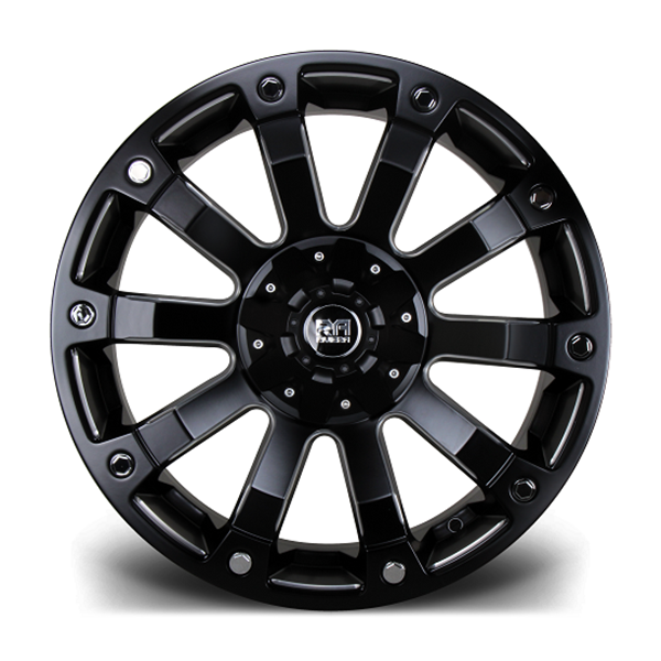 17" Riviera RX500 Black Machined Alloy Wheels