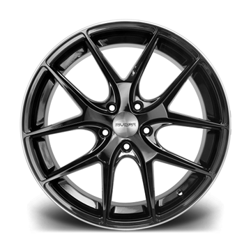 20" Riviera RV136 Gloss Black Polished Alloy Wheels
