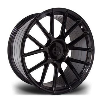 22" Riviera RF104 Gloss Black Alloy Wheels