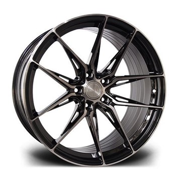 20" Riviera RF107 Black Polished Alloy Wheels
