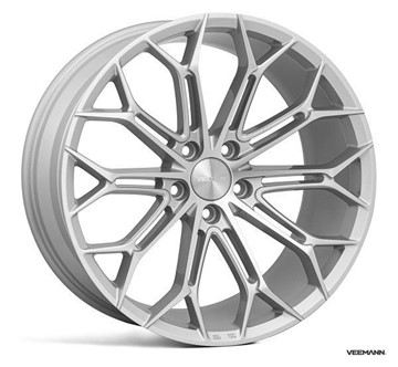 19" Veemann V-FS41 Silver Machined Alloy Wheels