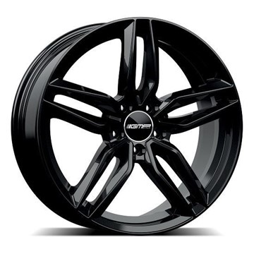 18" GMP Fasten Gloss Black Alloy Wheels