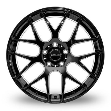 19" Romac Radium Gloss Black Alloy Wheels