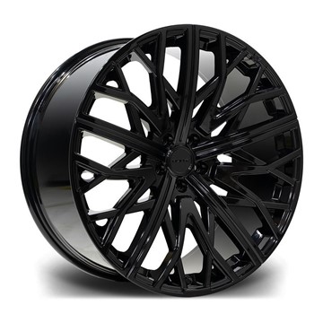 22" Riviera RV131 Gloss Black Alloy Wheels