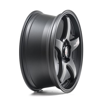 15" Lenso D1R Matt Black Alloy Wheels	