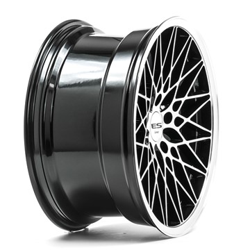 18" Lenso ESG Black Polished Alloy Wheels 