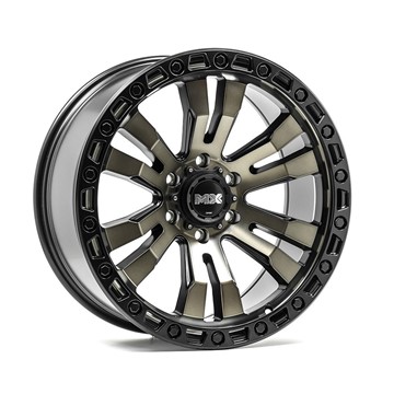 20" Lenso MXB Satin Black Bronze Centre Alloy Wheels	