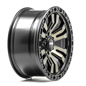 20" Lenso MXB Satin Black Bronze Centre Alloy Wheels	